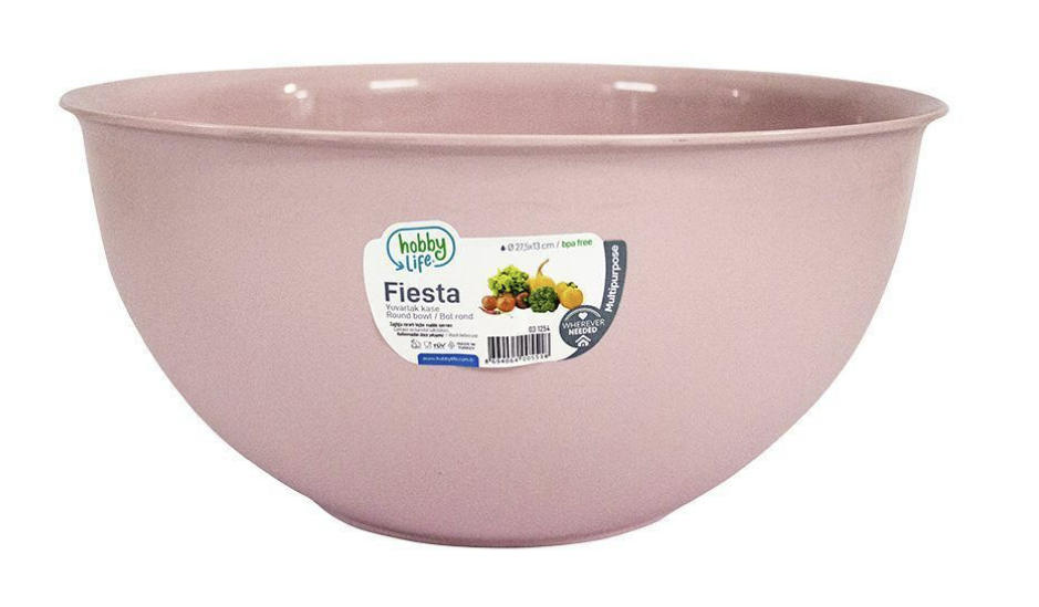 Hobby Life Fiesta Round Bowl 5L (Pink)